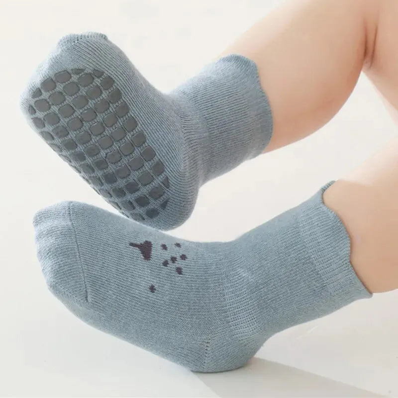 SnugSteps Baby Cotton Socks with Rubber Grips