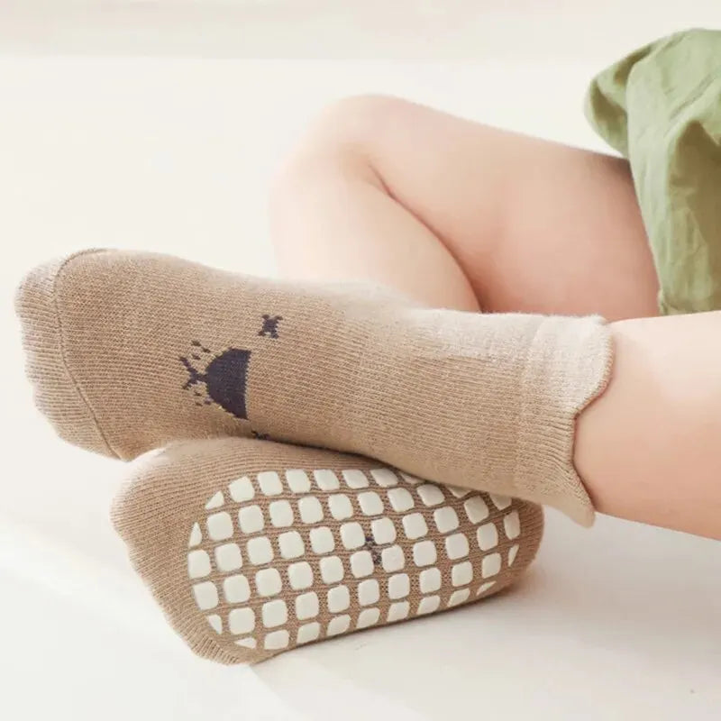 SnugSteps Baby Cotton Socks with Rubber Grips